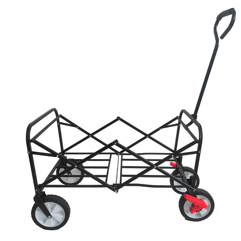 Streamdale Folding Wagon Garden Shopping Beach Cart (Blue)