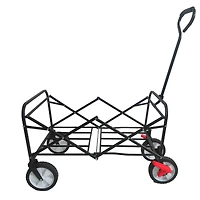 Streamdale Folding Wagon Garden Shopping Beach Cart (Blue)