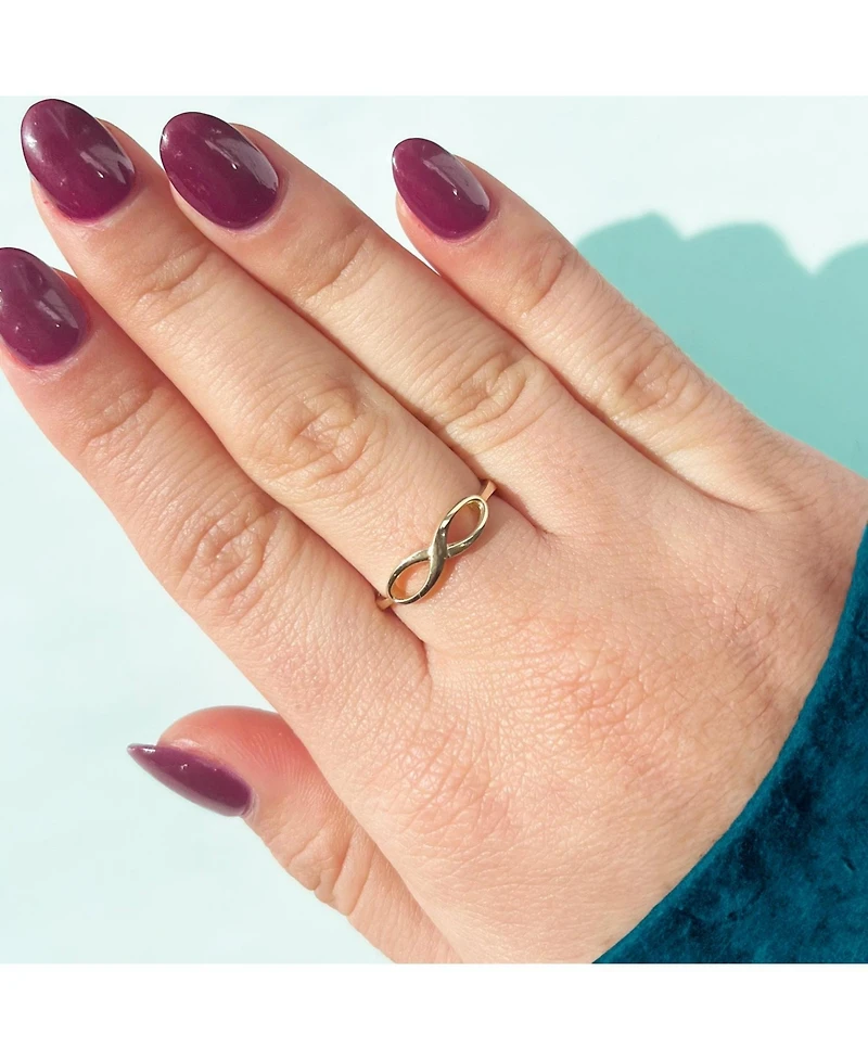 The Lovery Gold Infinity Ring 14K Gold