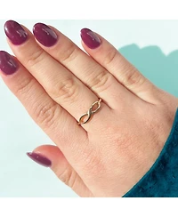 The Lovery Gold Infinity Ring 14K Gold