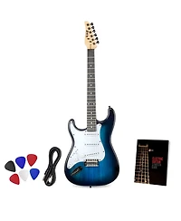 LyxPro Cs 39” Left Handed Electric Guitar Kit for Beginner W/Amp Cable