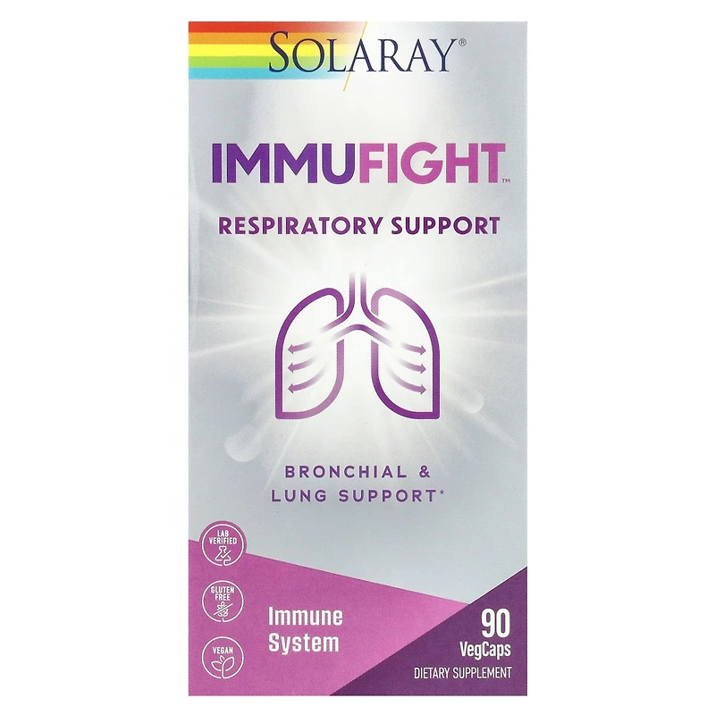 Solaray ImmuFight Respiratory Support - 90 VegCaps