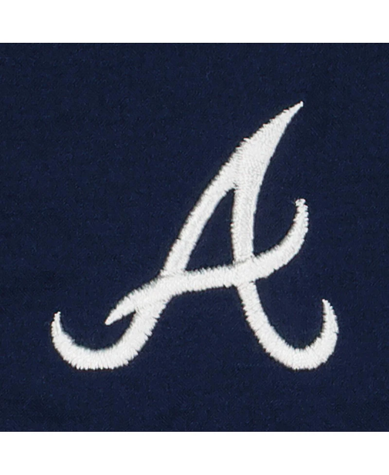 Columbia Men's Navy Atlanta Braves Tamiami Omni-Shade Button-Down Shirt