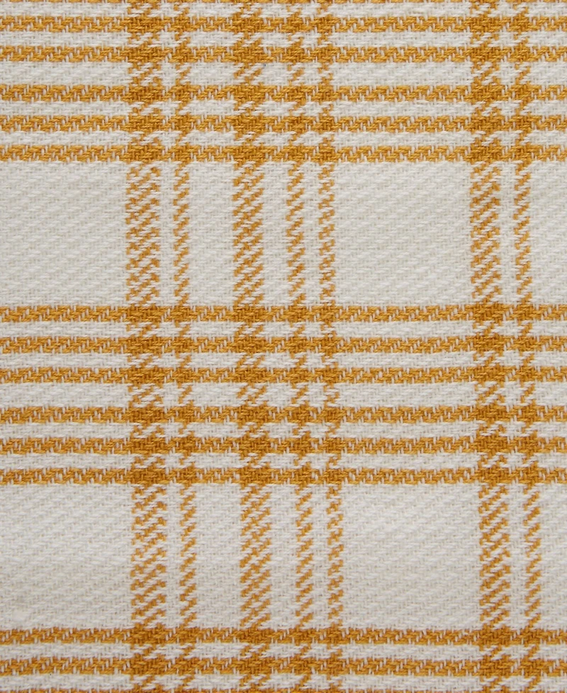 Design Imports Everyday Basic Kitchen Collection Large Woven Cotton Dishtowel/Tea Towel Set, 18x28", Honey Gold, 5 Count