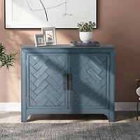 Streamdale 40" Modern Cabinets with Adjustable Shelves