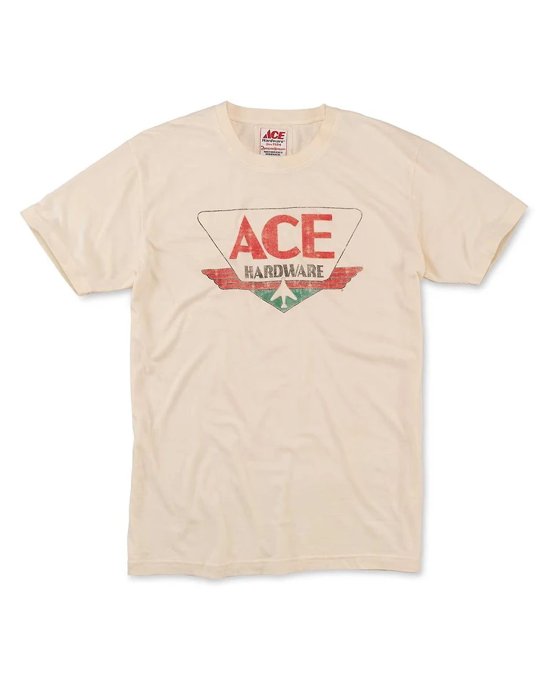 American Needle Men's Cream Ace Hardware Vintage-like Fade Brass Tacks T-Shirt