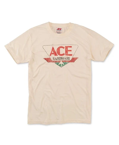 American Needle Men's Cream Ace Hardware Vintage-like Fade Brass Tacks T-Shirt
