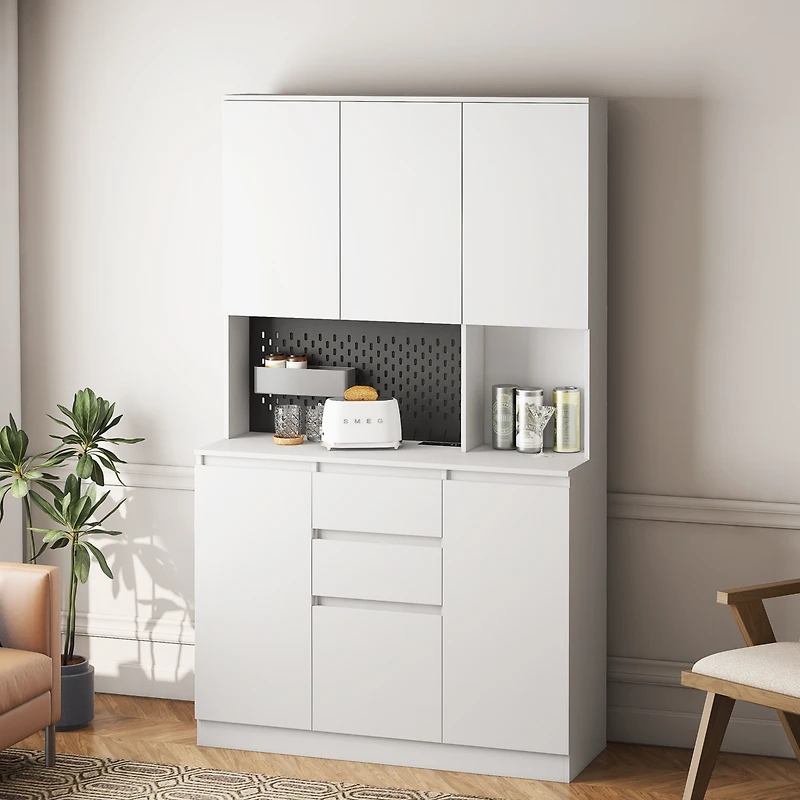 Streamdale Freestanding Kitchen Storage, Sideboard With Charging Station