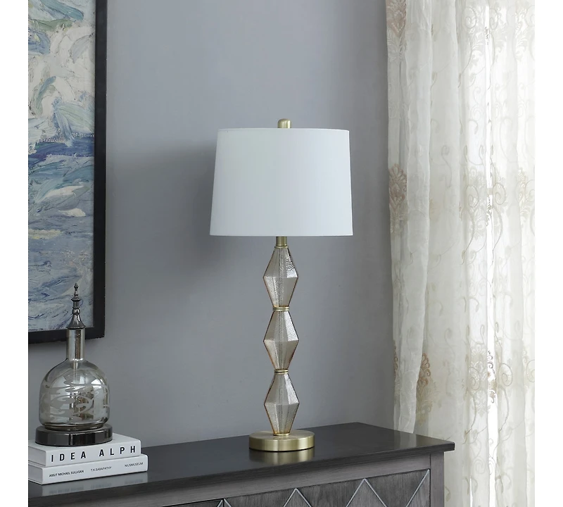 Streamdale Modern Glass Geometric Table Lamp