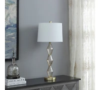 Streamdale Modern Glass Geometric Table Lamp