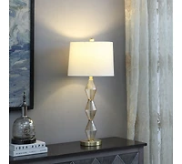 Streamdale Modern Glass Geometric Table Lamp