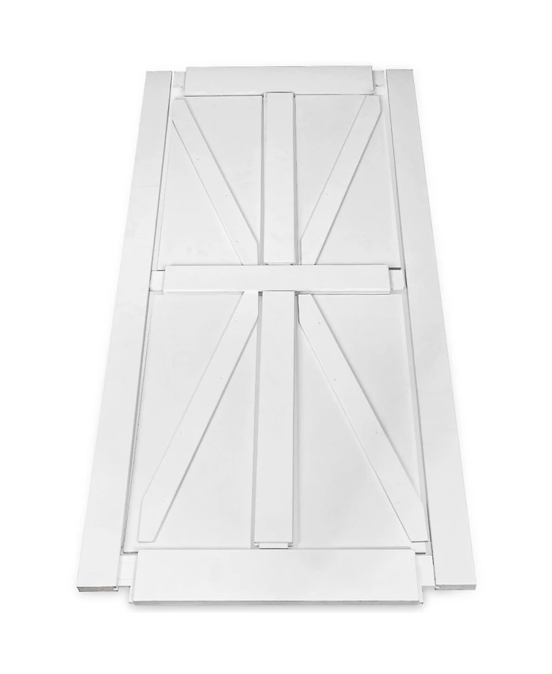 Simplie Fun 84" Barn Door Slab, Unfinished Wood, Pre-Drilled