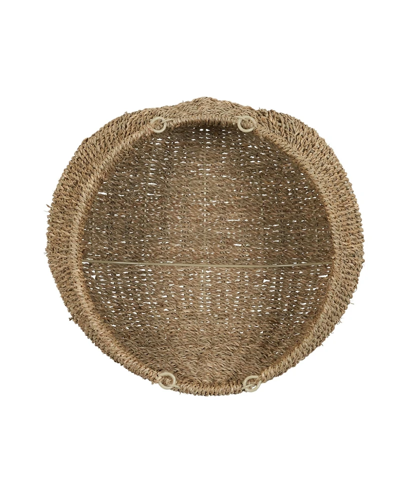 Household Essentials Seagrass Baskets Set of 2 with Handles