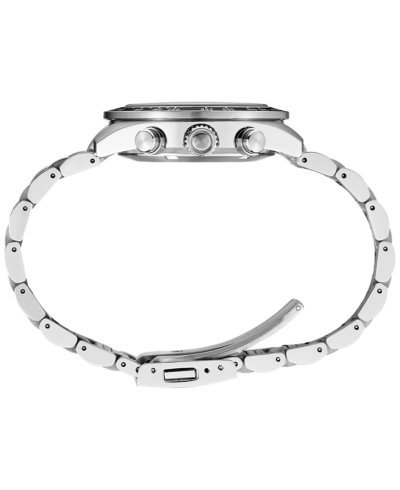 Seiko Men's Chronograph Solar Prospex Speedtimer Stainless Steel Bracelet Watch 41mm