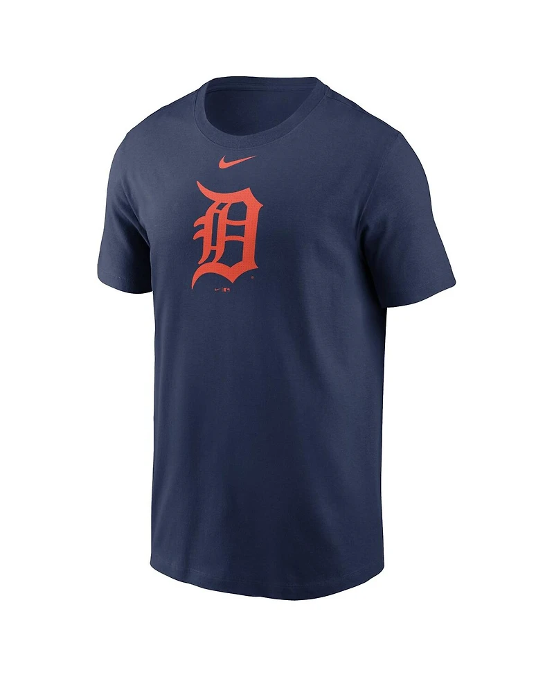 Nike Men's Navy Detroit Tigers Fuse Logo T-Shirt