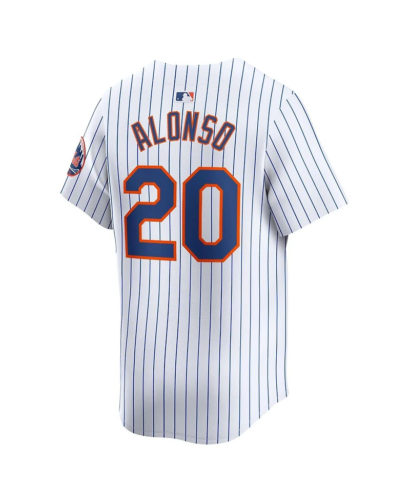 Nike Big Boys and Girls Pete Alonso White New York Mets Home Limited Player Jersey