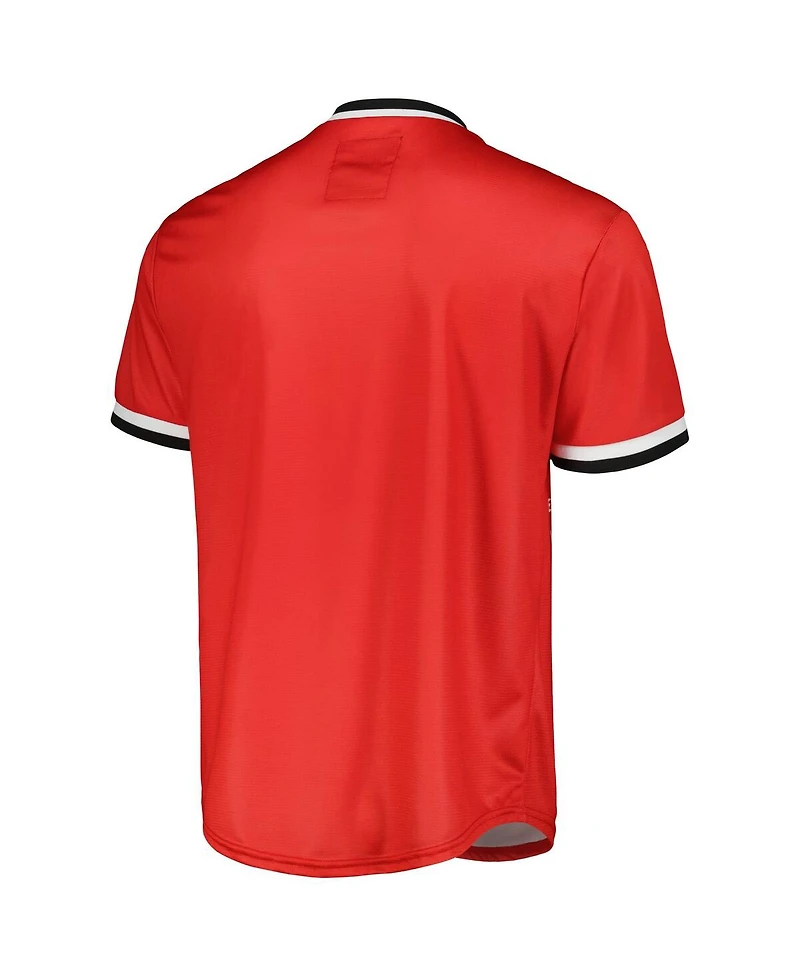 Reason Men's and Women's Red Scarface Baseball Jersey
