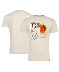 Sportiqe Men's and Women's Cream Phoenix Suns 2024 Nba Playoffs It Takes Everything Tri-Blend T-Shirt