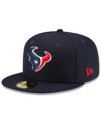 New Era Men's Navy Houston Texans Basic 59FIFTY Fitted Hat