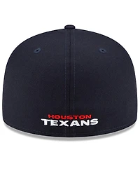 New Era Men's Navy Houston Texans Basic 59FIFTY Fitted Hat