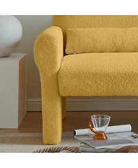 Streamdale Furniture Modern Boucle Loveseat For Living Room