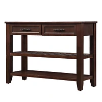 Streamdale Furniture Mid-Century Style Solid Wood Console Sofa Table