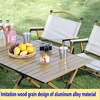 Streamdale Portable Rollable Aluminum Table Top with X-Frame