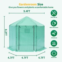 Streamdale Hexagonal Reinforced Walk-In Greenhouse