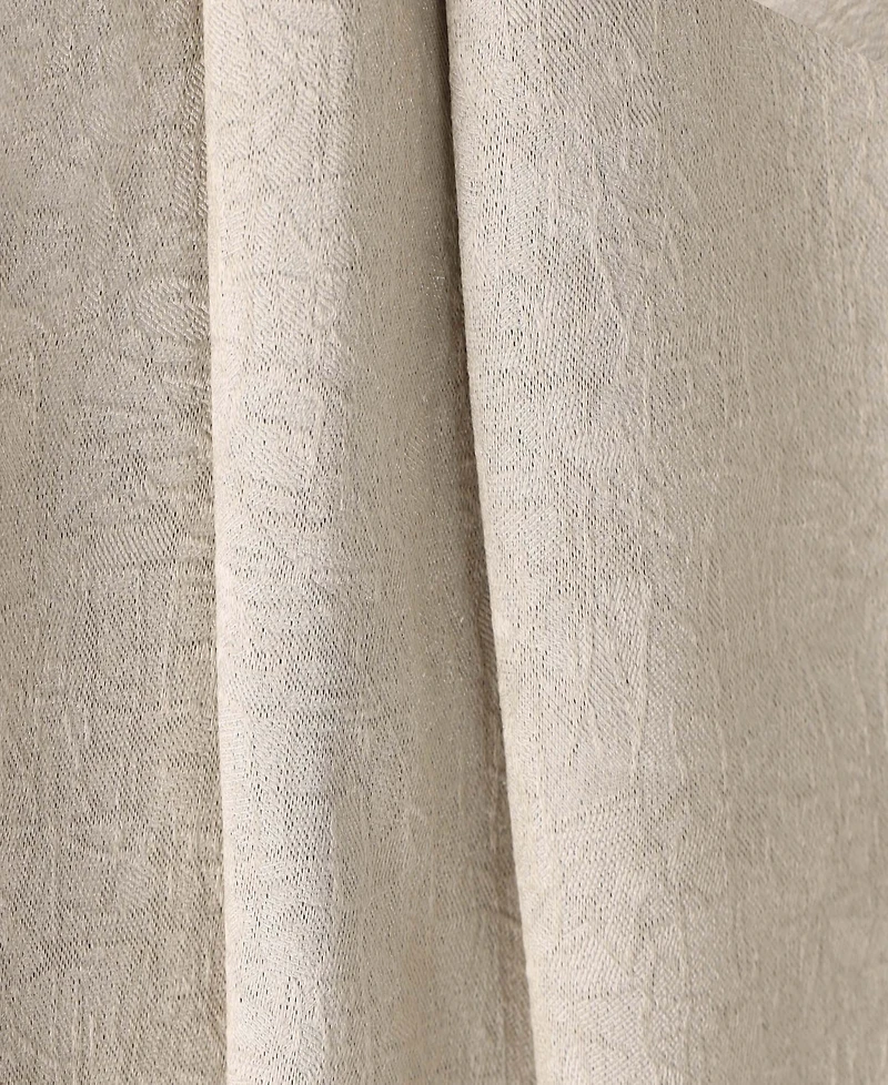Superior Senna Textured Curtain Set of 2 Panels with Grommet Header