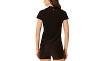 Coppersuit Women's Short Sleeve Zip Front Rashguard Top