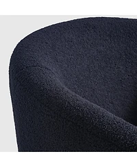 29" Wide Mid Century Modern Club Barrel Accent Armchair