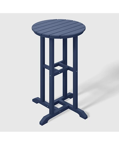 37" Counter Height Round Outdoor Patio Bistro Bar Table