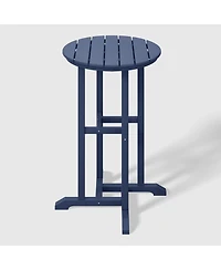 37" Counter Height Round Outdoor Patio Bistro Bar Table