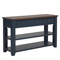 Streamdale 48" Solid Wood Console Table with 3 Drawers