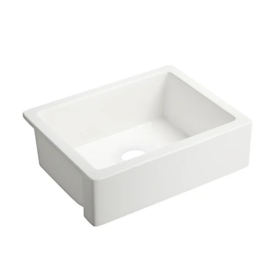 24" L X 19" W With White Sink Vanity Sinks Farmhouse/Apron Front