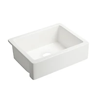 24" L X 19" W With White Sink Vanity Sinks Farmhouse/Apron Front