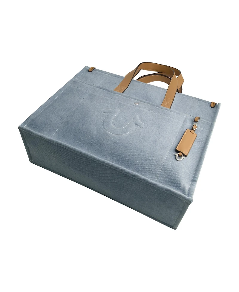 True Religion Stitched Horseshoe Large Tote