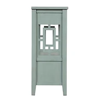 Streamdale Furniture 36" Farmhouse Pine Wood Console Table Entry Sofa Table With 4 Drawers & 1 Storage Shelf