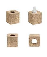 Household Essentials 3-Piece Set Wicker Bathroom Accessories