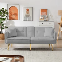 Streamdale Furniture Velvet Sofa Bed