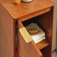 Streamdale Bathroom Floor & Linen Cabinet, Adjustable Shelves