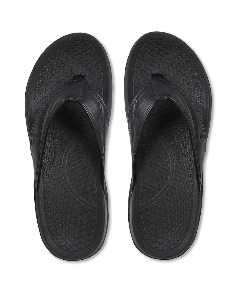 Jbu Men's Milo Comfort Slip On Thong Sandal