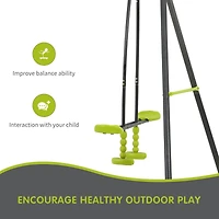 Streamdale Triple Children Swing Set 440Lbs For Outdoors