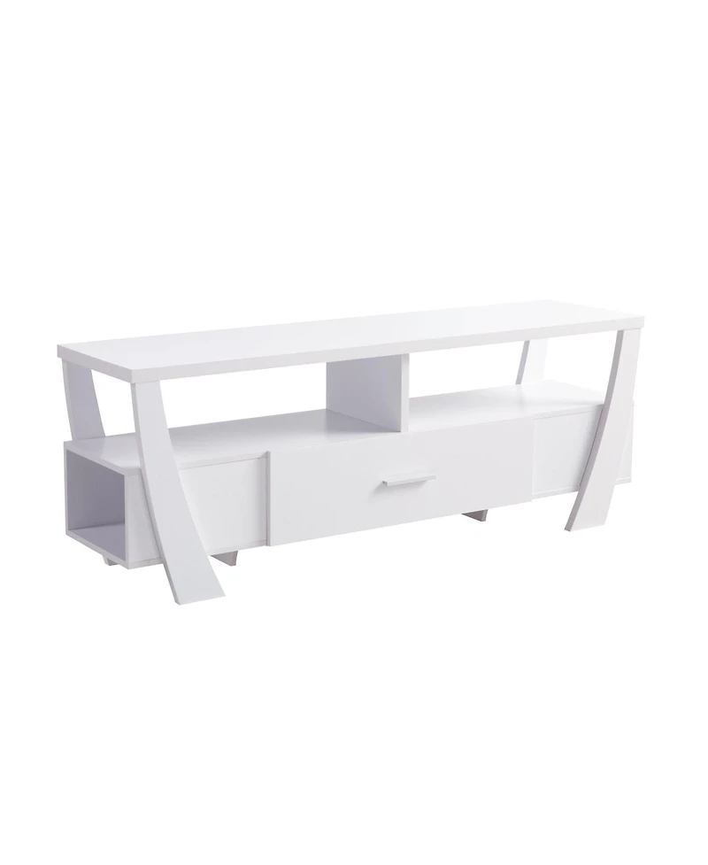 Streamdale Tv Stand White for Home or Office Use