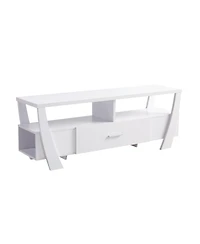Streamdale Tv Stand White for Home or Office Use