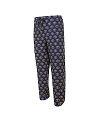 Concepts Sport Men's Navy Denver Nuggets Gauge Allover Print Pants