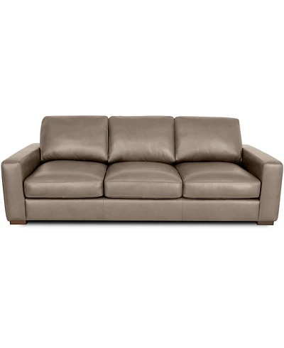 Rutherford Home Matera 96" Leather over 3 Sofa