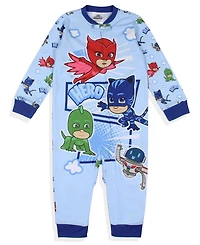 Pj Masks Toddler Boys Gekko Catboy Owlette Hero! Footless Sleeper Pajama Union Suit