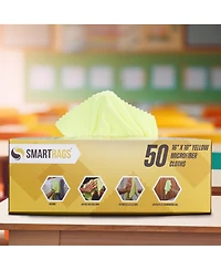 Arkwright Home Arkwright SmartRags Xl Microfiber Cleaning Cloths (Box of 50), 35 Grams, 16x16, Reusable, Multi-Purpose, Color Options