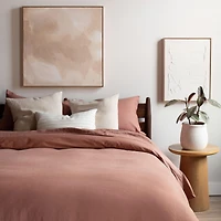 French Linen and Cotton Duvet & Sham Set - Full/Queen